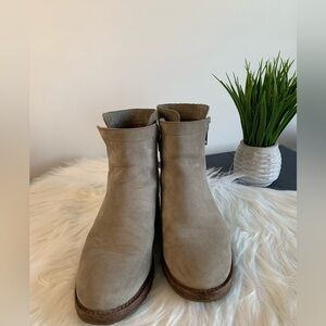 Frye Natalie Double Zipper Grey Boots - Size EU 36